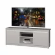 TV asztal 2D/125, fehér, ERODIN , Fehér , Faforgács