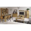 TV asztal 2D/125, artisan tölgy, AIRON , Barna , Faforgács