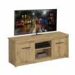 TV asztal 2D/125, artisan tölgy, AIRON , Barna , Faforgács