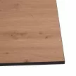 Étkezőasztal, artisan tölgy/fekete, 160x80x75 cm, NALAK TYP 3 , Barna , MDF