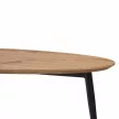 Dohánytóasztal, artisan tölgy/fekete, SANAM , Barna , MDF