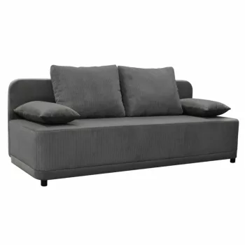 Kihúzható heverő, szürke, SENTY , Szürke , Szövet