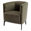 Design fotel, zöld/fekete, KAPY , Zöld , Fém