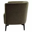 Design fotel, zöld/fekete, KAPY , Zöld , Fém