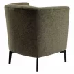 Design fotel, zöld/fekete, KAPY , Zöld , Fém