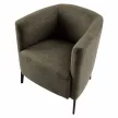 Design fotel, zöld/fekete, KAPY , Zöld , Fém