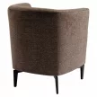 Design fotel, barna/fekete, KAPY , Barna , Szövet