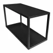 Polc, fekete, ARAKA/MENZO/SIBER ONE LOFT 60 G-36 , Fekete , Fém