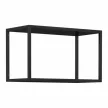 Polc, fekete, ARAKA/MENZO/SIBER ONE LOFT 60 G-36 , Fekete , Fém