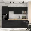 Polc, fekete, ARAKA/MENZO/SIBER ONE LOFT 60 G-36 , Fekete , Fém
