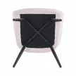 Design fotel, bézs/fekete, MARKEN , Bézs , Szövet
