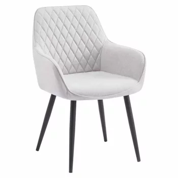   Design fotel, világosszürke/fekete, OSKOR , Szürke , Szövet