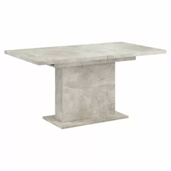   Kihúzható étkezőasztal, beton, 160-200x90 cm, BOBA , Szürke , ABS élek