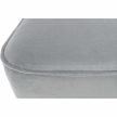Modern puff, világosszürke/dió, RUFINO 3 NEW , Szürke , Szövet