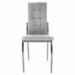 Szék, szürke szövet/fém, ADORA 2 NEW