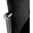 Szék, sötétszürke szövet/fém, ADORA 2 NEW