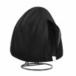Védőhuzat kétszemélyes függő fotelhez, fekete, KRYTO TYP 2 | Fekete | 100% Poliészter