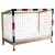 Montessori ágy, természetes/fehér/kék/piros, 90x200, FUTAL | Barna | Masszív
