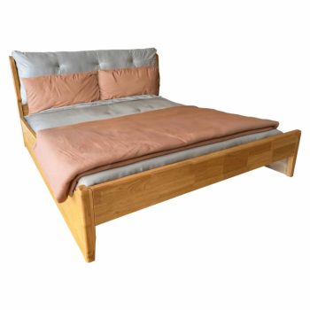   Franciaágy, 180x200, természetes, FLORENCIA , Barna , Gumifa