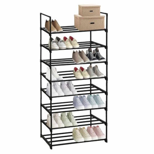 Cipőtartó, fekete, LAURIN | Fekete | Fém