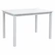 Étkezőgarnitúra 1+4, fehér/bézsesszürke, SOMIN | Fehér | MDF