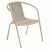 Kerti rakásolható szék, champagne, acél/műanyag, FRENY | Bézs | Műanyag