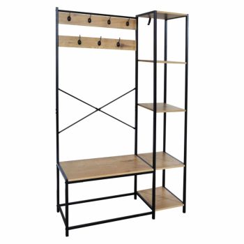 Fogas, fekete/tölgy, BERDY | Fekete | Fém