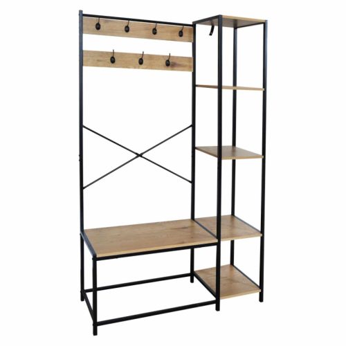 Fogas, fekete/tölgy, BERDY | Fekete | Fém