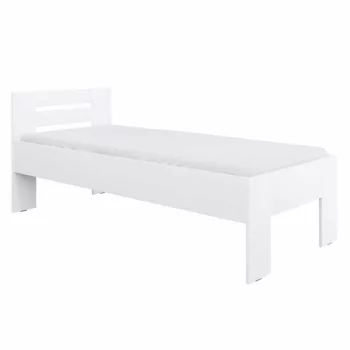 Ágy, 90x200, fehér, BASIS | Fehér | DTD