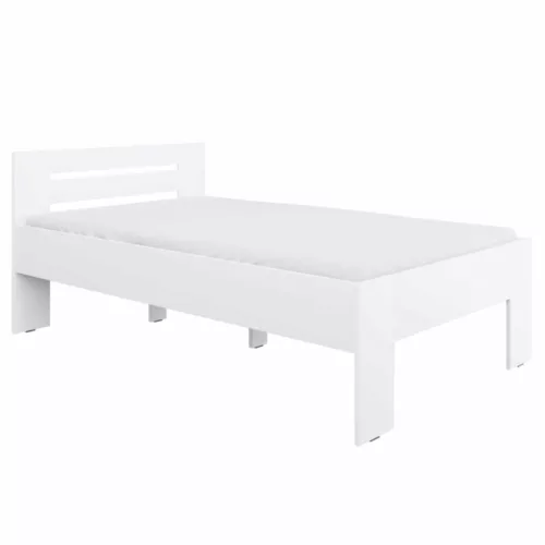 Ágy, 120x200, fehér, BASIS | Fehér | DTD
