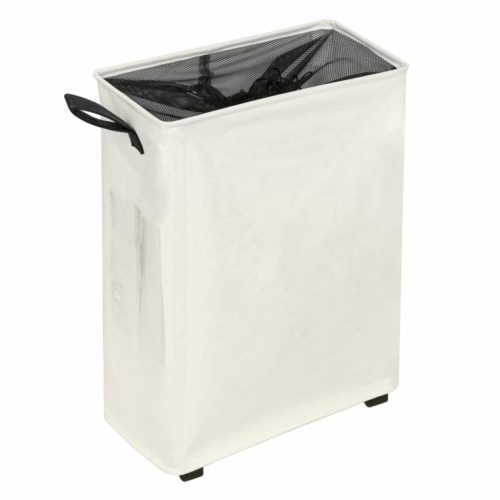 Összecsukható szennyestartó kerekekkel, bézs, PRIOR | Bézs | Szövet