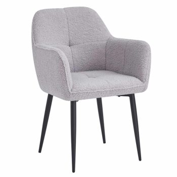 Étkezőszék, szürke/fekete, SENER | Szürke | Szövet