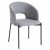 Étkezőszék, szürke/fekete, LONKA | Szürke | Szövet