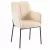 Design fotel, bézs/fekete, REMOND | Bézs | Szövet