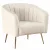 Design fotel, bézs Velvet szövet/gold króm-arany, BAGY | Bézs | Szövet