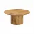 Dohányzóasztal, tölgy, átmérő 80 cm, MAHIR TYP 2 | Barna | MDF