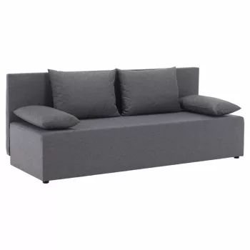   Kihúzható heverő, világosszürke, EUGI | Szürke | Szövet