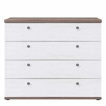   Komód, canyon fenyő/sonoma trüffel tölgy, TEINA KOM4S | Barna | DTD