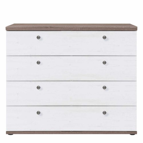 Komód, canyon fenyő/sonoma trüffel tölgy, TEINA KOM4S | Barna | DTD