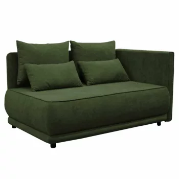 Kihúzható kanapé, zöld, jobbos, LIAMI | Zöld | Szövet