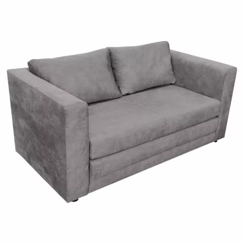 Kihúzható kanapé, szürke, BEJA | Szürke | Fa