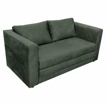 Kihúzható kanapé, zöld, BEJA | Zöld | Fa