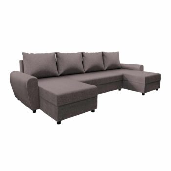   Univerzális ülőgarnitúra, szürkésbézs Taupe, DAKAR NEW U | Szürke | Szövet