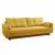 Kihúzható kanapé, sárga, BONYK | Sárga | Szövet