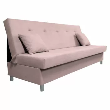   Kihúzható kanapé, rózsaszín, ALADA | Rózsaszín | Szövet