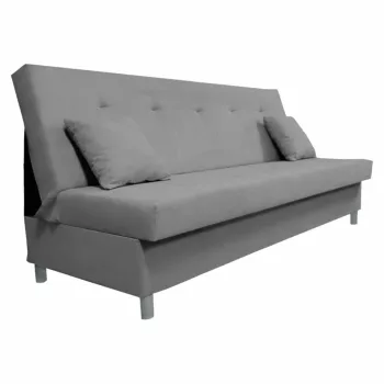 Kihúzható kanapé, szürke, ALADA | Szürke | Szövet