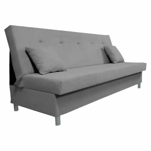 Kihúzható kanapé, szürke, ALADA | Szürke | Szövet
