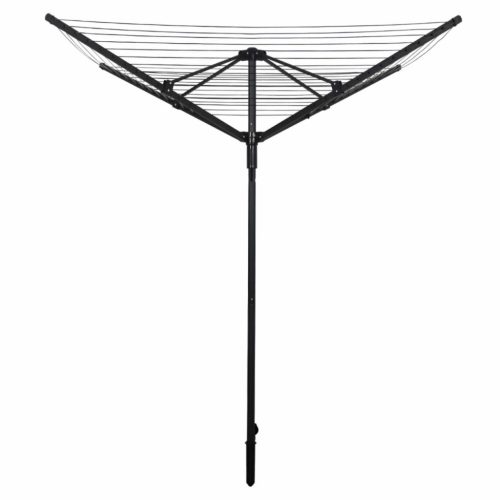 Kerti ruhaszárító, fekete, 45 m, ROTARY NEW TYP 3 | Fekete | Vas