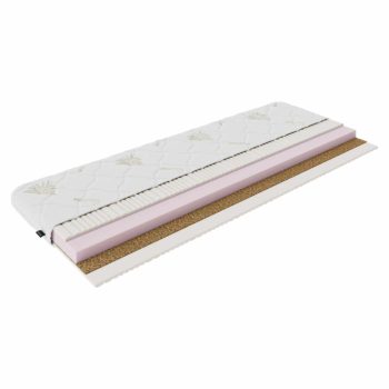   Matrac, habmatrac, 90x200, SILVERHARD NEW | Fehér | Kókusz deszka