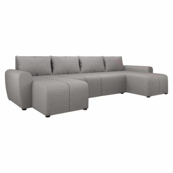   Univerzális ülőgarnitúra, szürke, DELIN U UNI | Szürke | Szövet